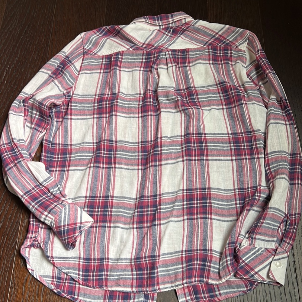 Rails Charli Plaid Button-Up Shirt - Raspberry Co… - image 5